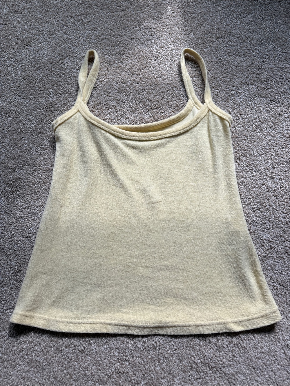 Bikbok Yellow Tank Top Size XS